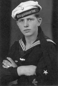 Emil Weber in naval uniform